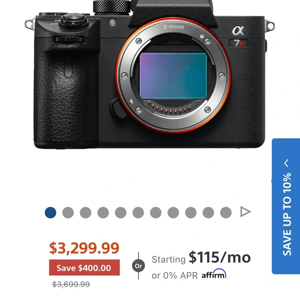 Sony Alpha 7R IV Mirrorless Camera Black Sigma 28-70mm F2.8 DG DN Sony E Black